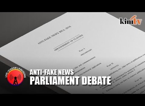 #LIVE: #DewanRakyat tables #Anti-FakeNewsbill